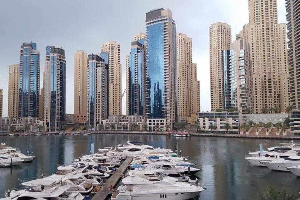 Dubai Marina 1 Bedroom Apt. Walking Distance Jbr. Dış mekan fotoğraf
