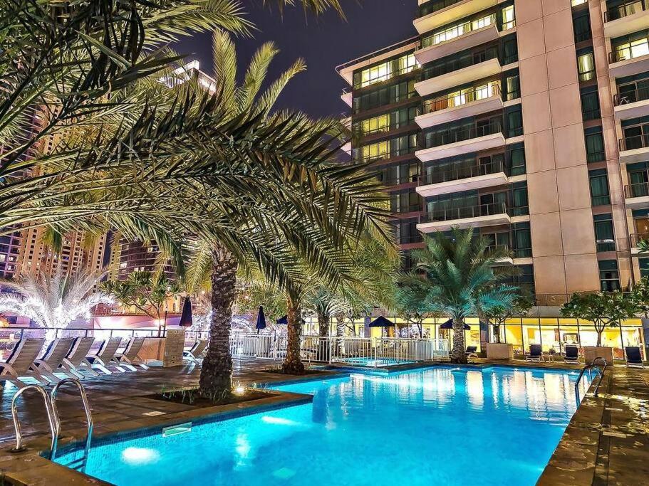 Dubai Marina 1 Bedroom Apt. Walking Distance Jbr. Dış mekan fotoğraf