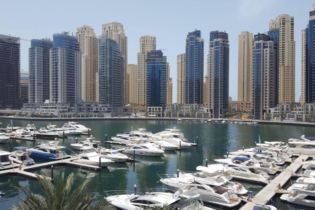 Dubai Marina 1 Bedroom Apt. Walking Distance Jbr. Dış mekan fotoğraf